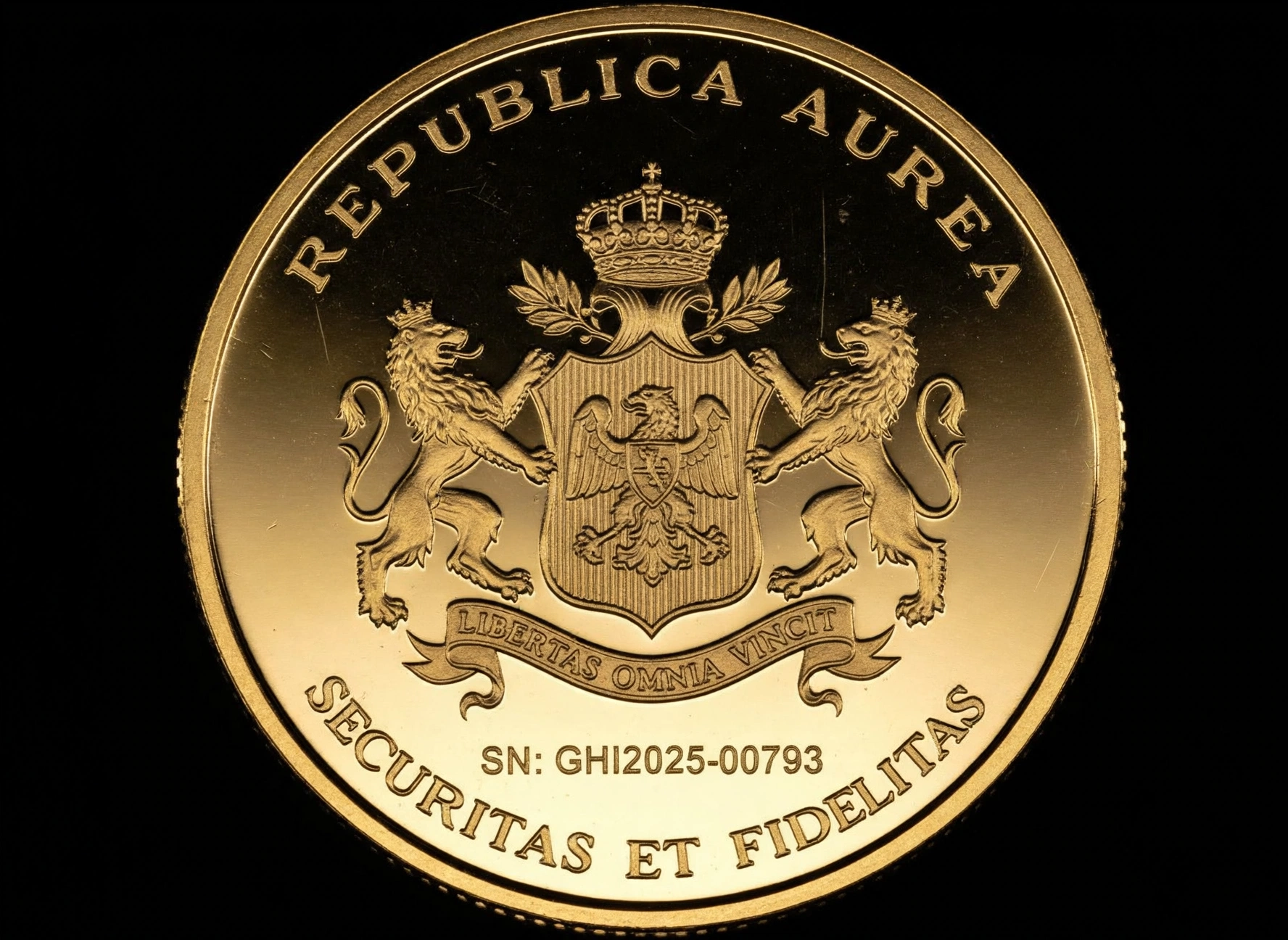 GHI Sovereign Coin — back